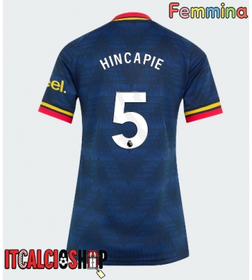 Arsenal Piero Hincapie #5 Seconda Maglia Femmina 2026-27 Manica Corta